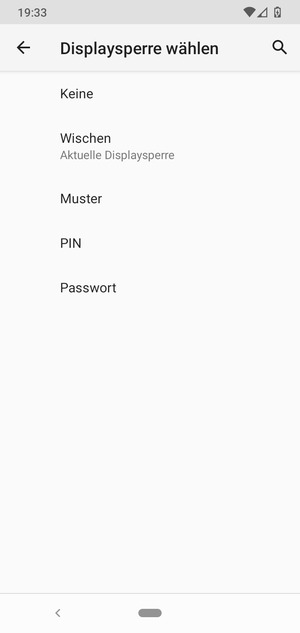 Wählen Sie Muster