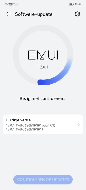 Wacht tot de zoekopdracht beëindigd is