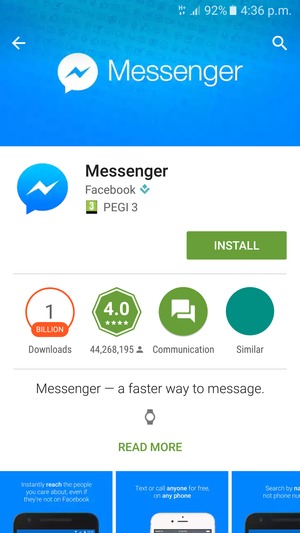 Select INSTALL