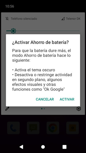 Seleccione ACTIVAR