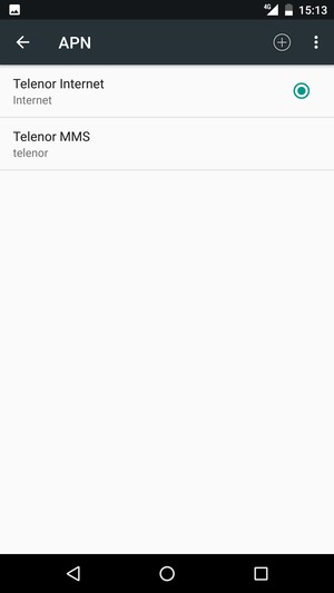 Seleziona il tasto Menu