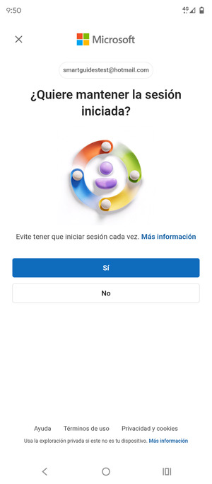 Seleccione la opción deseada