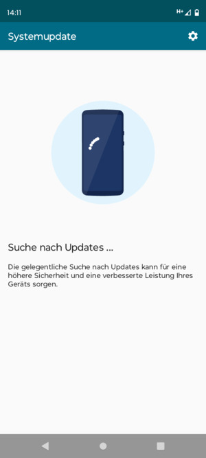 Warten Sie, bis die Suche abgeschlossen ist