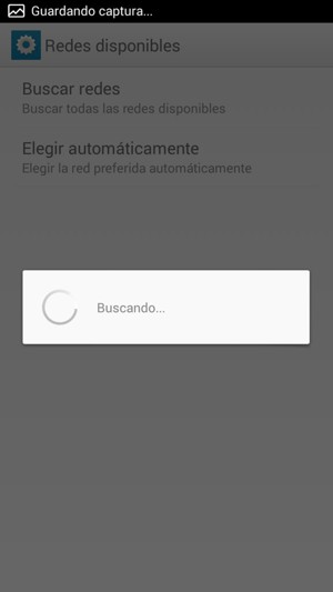 Espere a que la búsqueda termine