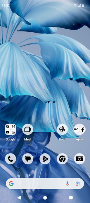 Seleziona il tasto App recenti