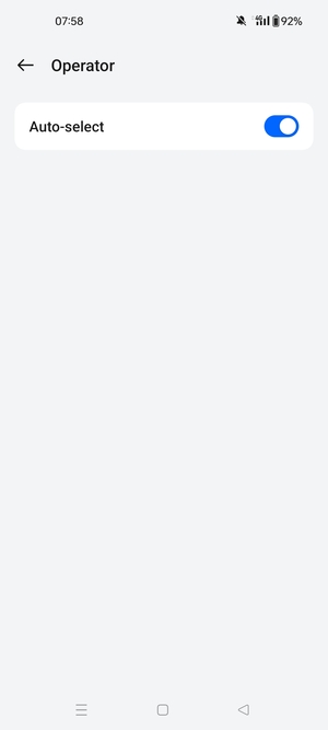 Turn off Auto-select