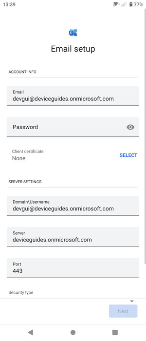 Enter your Password