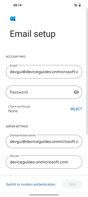 Enter your password