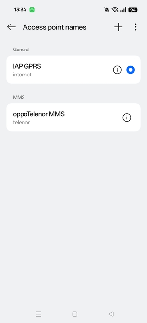 Select the Menu button