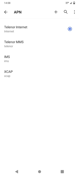 Votre téléphone est maintenant configuré pour les MMS