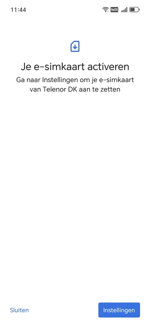 Selecteer Instellingen