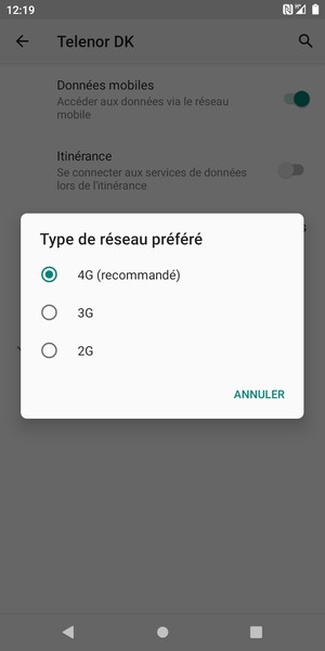 Sélectionnez votre option préférée