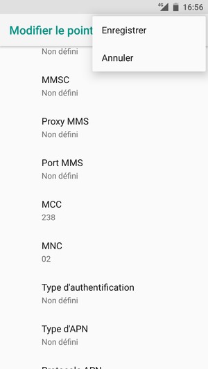 Sélectionnez Enregistrer