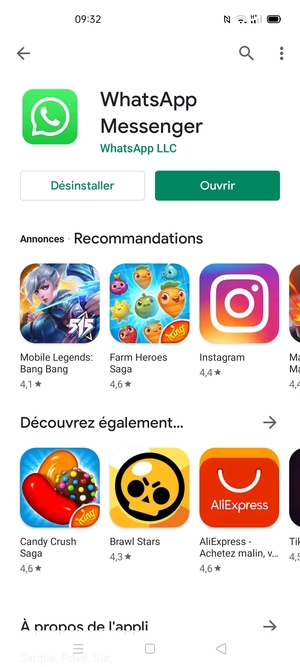 Sélectionnez Ouvrir