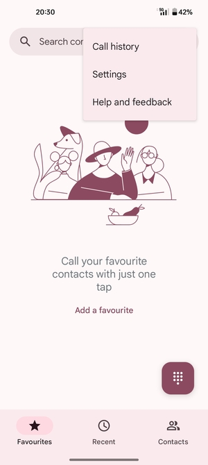 Select Settings