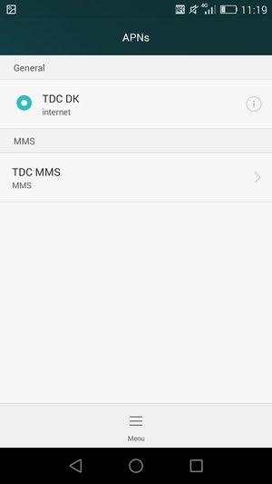 Your phone has now been set up to MMS