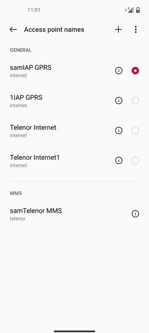 Select the Menu button