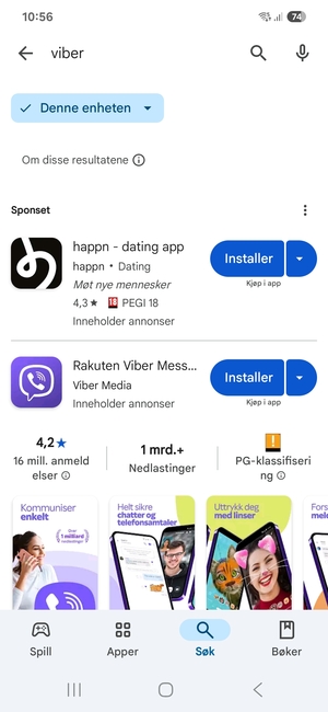 Velg app