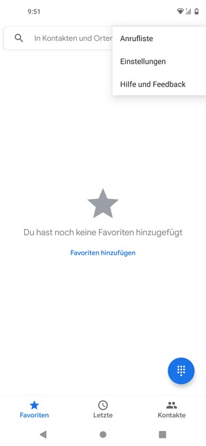 Wählen Sie Einstellungen