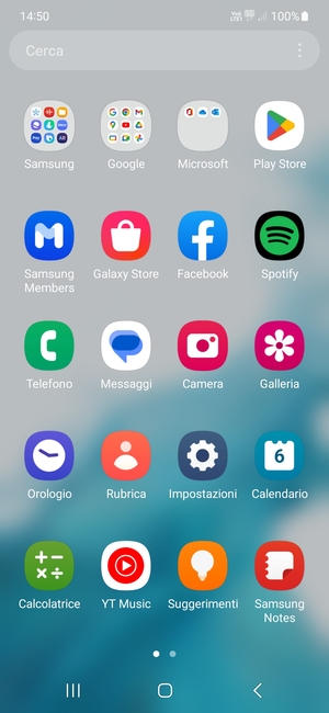 Seleziona Impostazioni