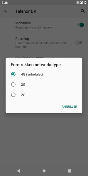 Vælg din foretrukne mulighed