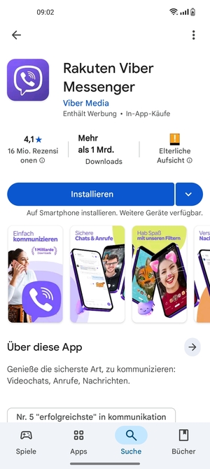 Wählen Sie Installieren