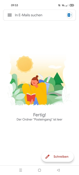 Ihr Hotmail Konto ist einsatzbereit