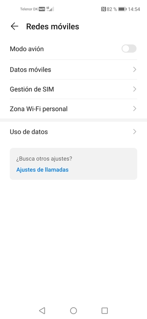 Seleccione Zona Wi-Fi personal