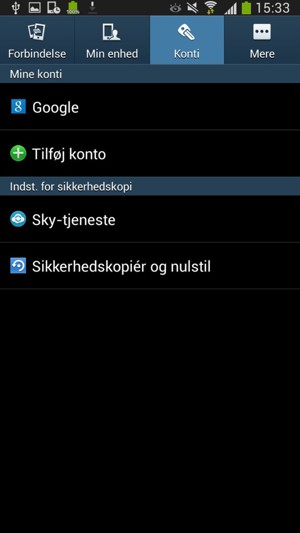 Vælg Google