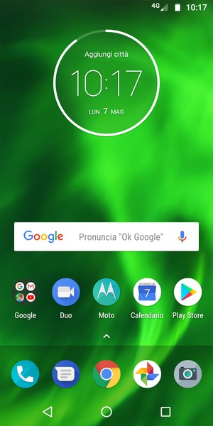 Seleziona il tasto App recenti