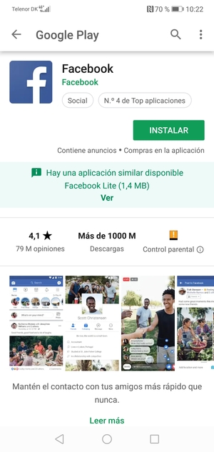 Seleccione INSTALAR