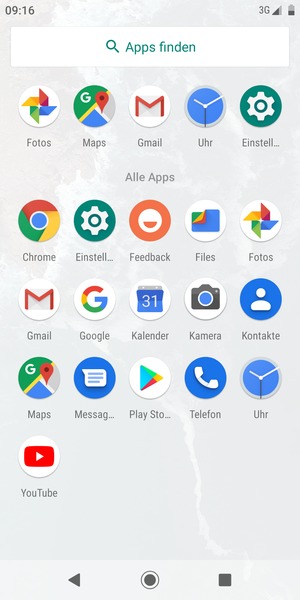 Wählen Sie Einstellungen