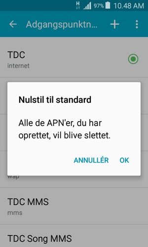 Vælg OK