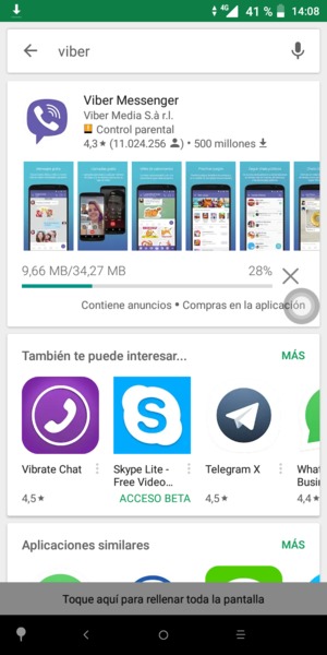 Espere a que el proceso de instalación finalice