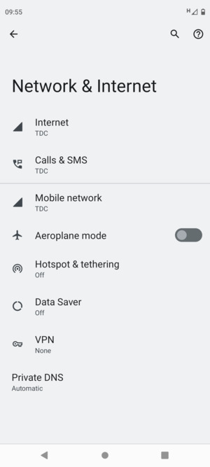 Select Mobile network