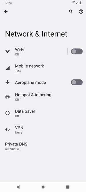 Select Mobile network