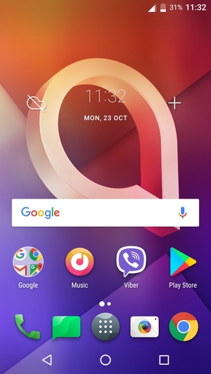 Select the Recent apps button
