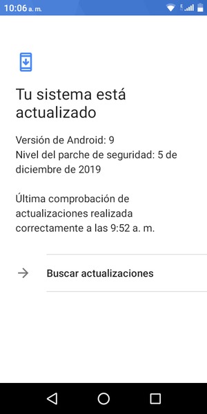 Seleccione Buscar actualizaciones