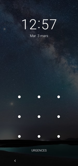 Votre téléphone est maintenant sécurisé par un écran de verrouillage