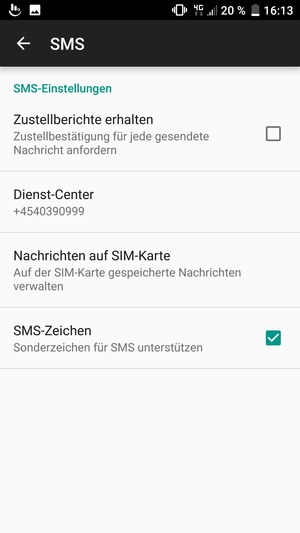 Wählen Sie Dienst-Center