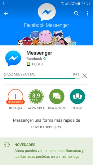 Espere a que el proceso de instalación finalice