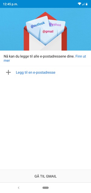 Velg Legg til en e-postadresse