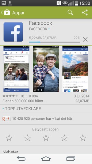 Vänta på att installationsprocessen avslutas