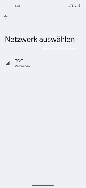 Warten Sie, bis die Suche abgeschlossen ist