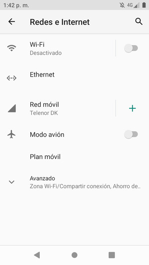 Seleccione Wi-Fi