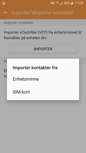 Velg SIM-kort