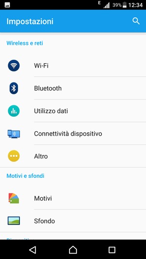 Seleziona Altro