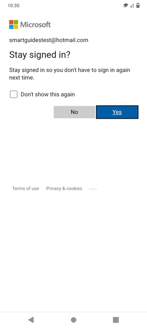 Select your preferred option