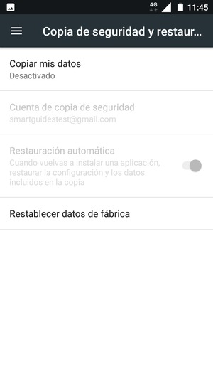 Seleccione Copiar mis datos