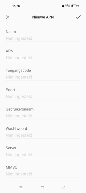 Voer mms-gegevens in
